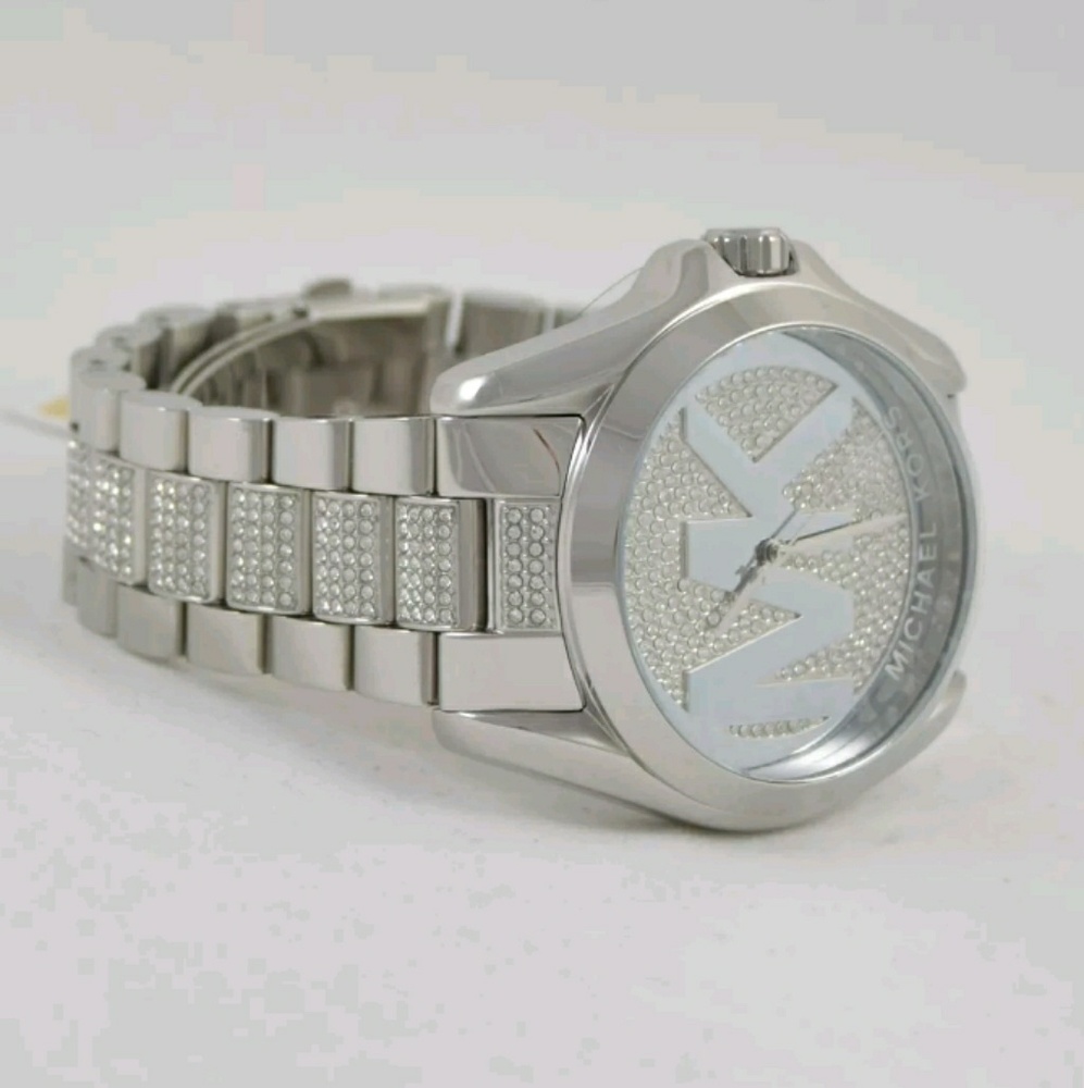 Brand NWT MICHAEL KORS Crystal Glitz ladies watch - Picture 6 of 6